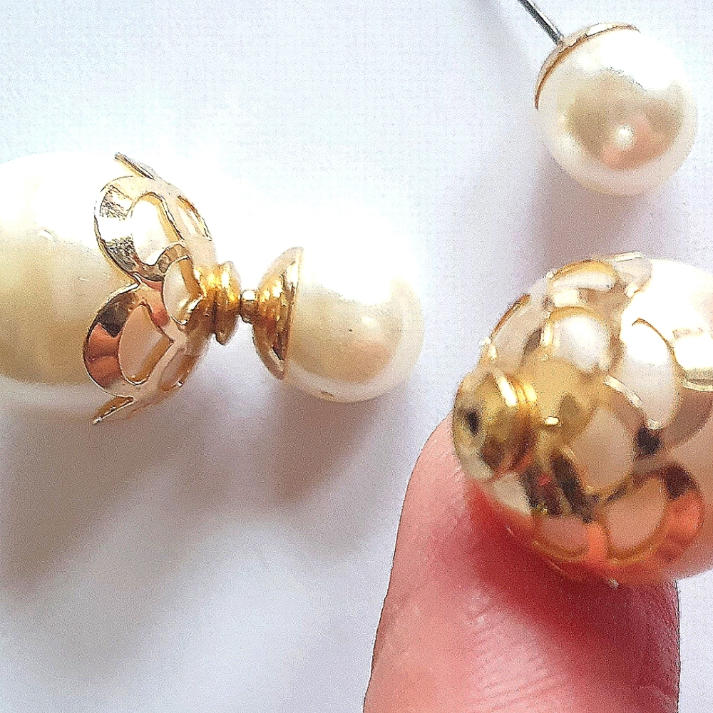 Front back earrings - Picture 2 of 3
